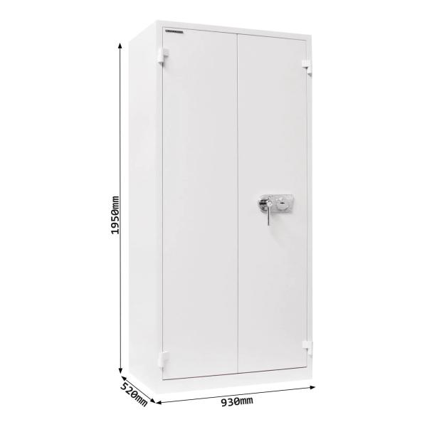 Rottner Stahlbüroschrank Office 3 Premium Doppelbartschloss lichtgrau T05033